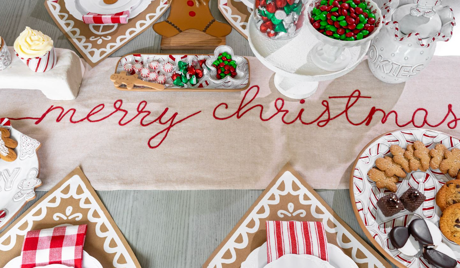 Gingerbread Crochet Runner