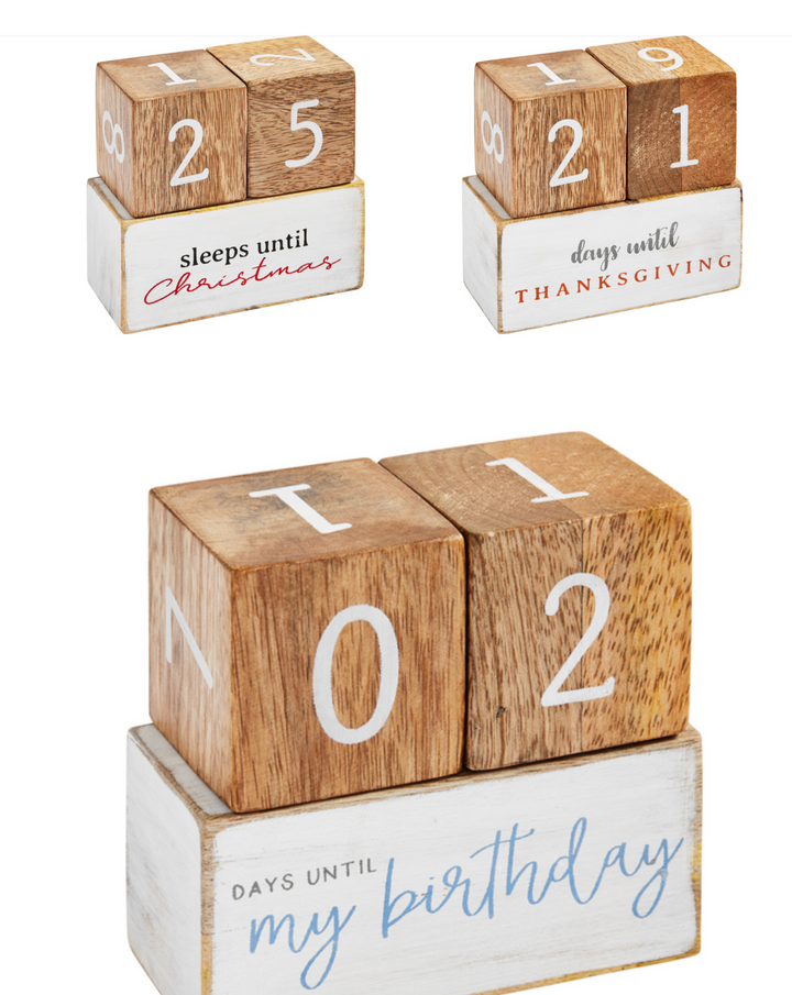 Multi Holiday Countdown Blocks