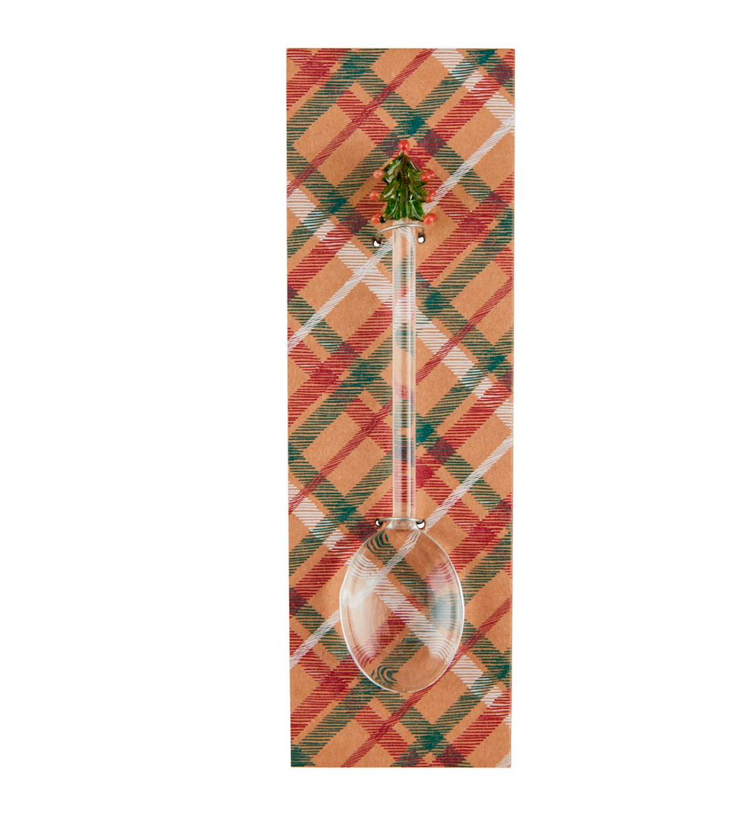 Holiday Glass Icon Spoons