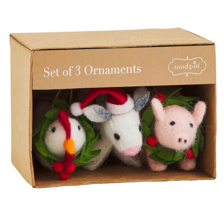 Farm Ornament Set