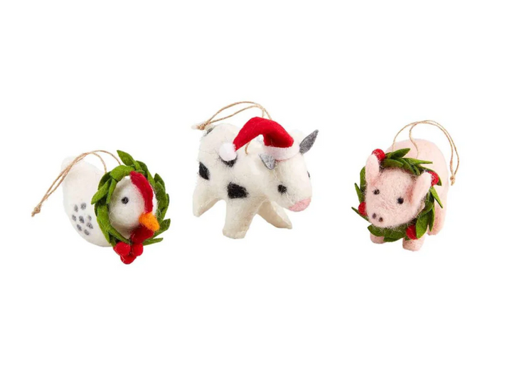 Farm Ornament Set