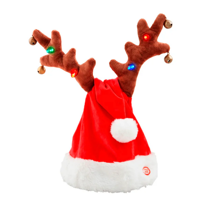 Singing Reindeer Hat