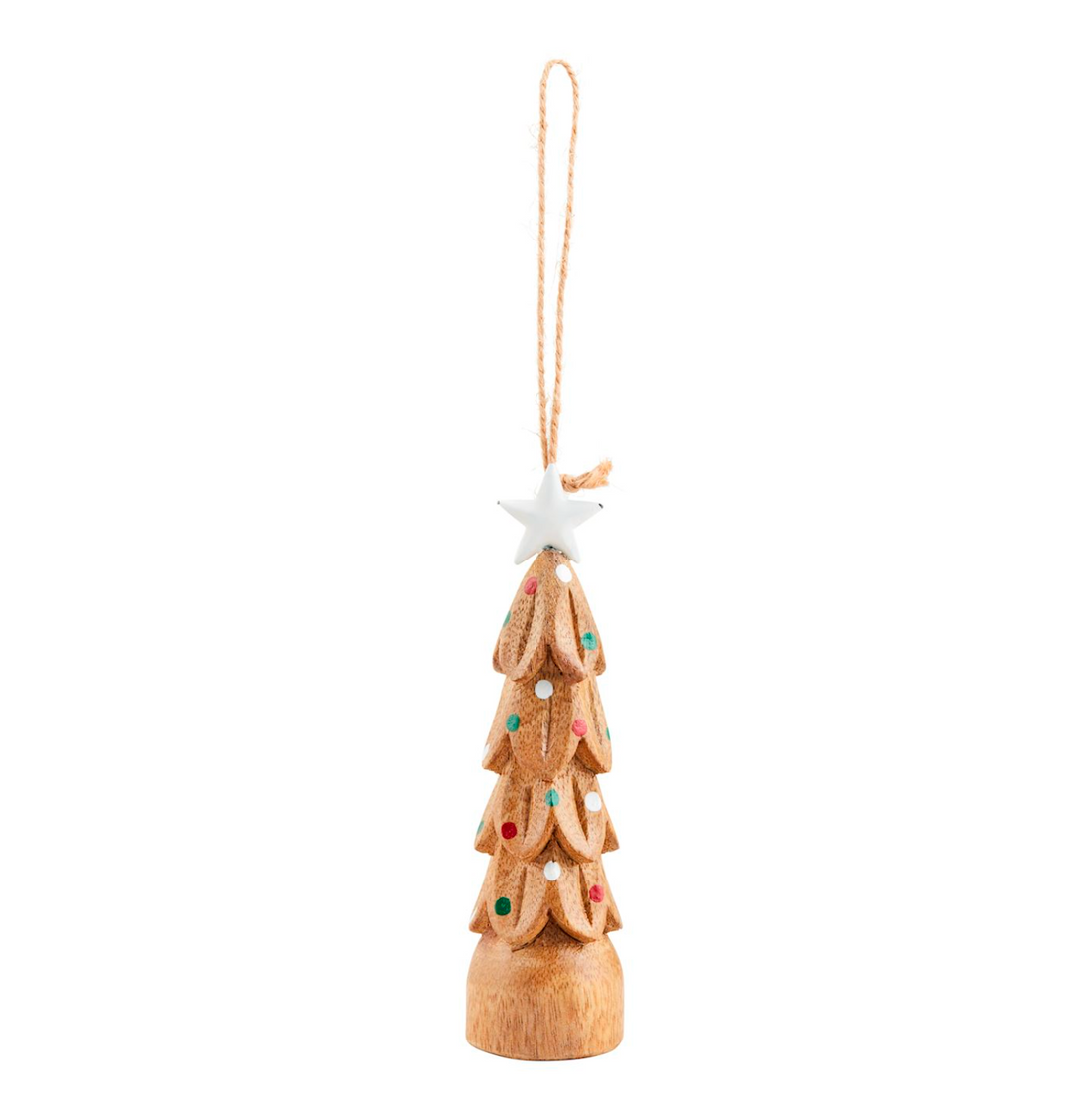 Wood Peg Ornaments