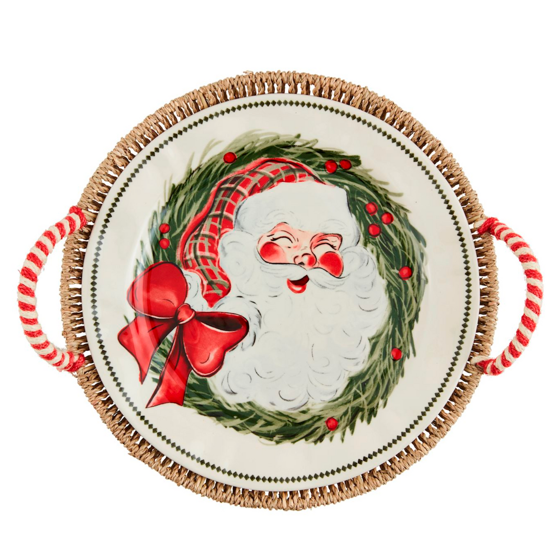 Santa Platter & Basket Set