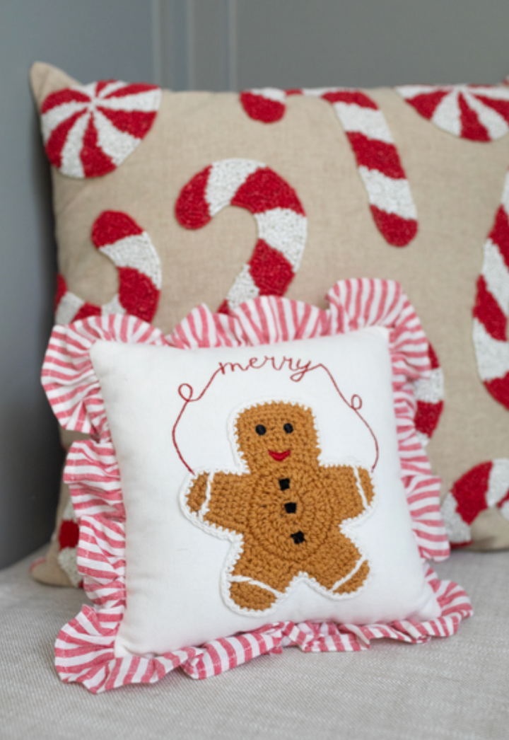 Mini Crochet Xmas Pillows