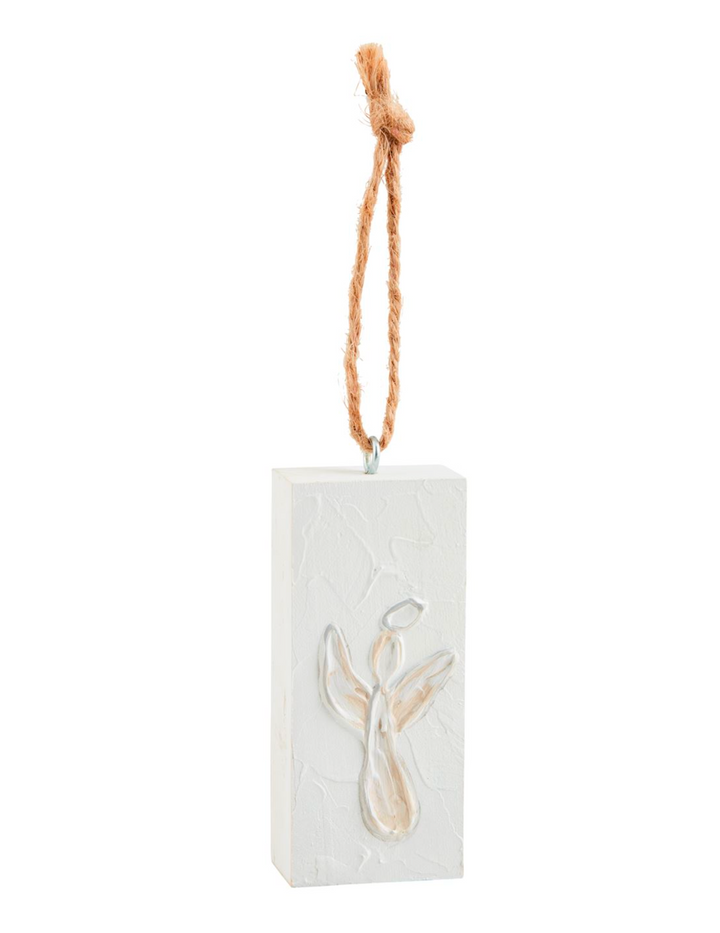 White Wood Ornament- Three Styles