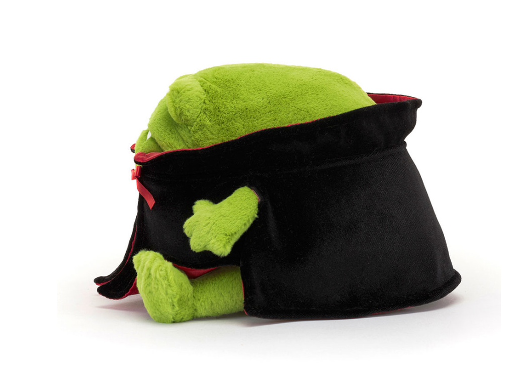 Jellycat- Ricky Rain Frog Vampire - Pine & Moss