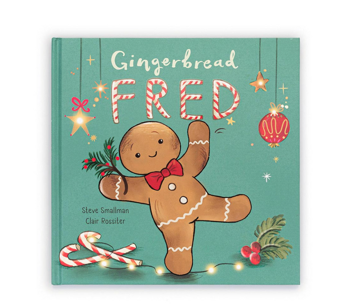 Jellycat- Gingerbread Fred Book