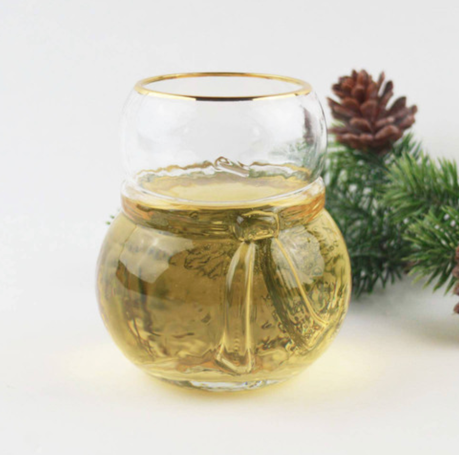 Holiday Drinking Glass- Snowman - Pine & Moss