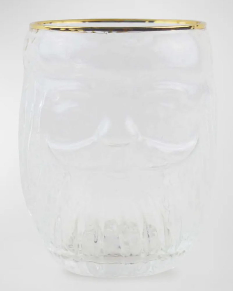 Holiday Drinking Glass- Santa - Pine & Moss