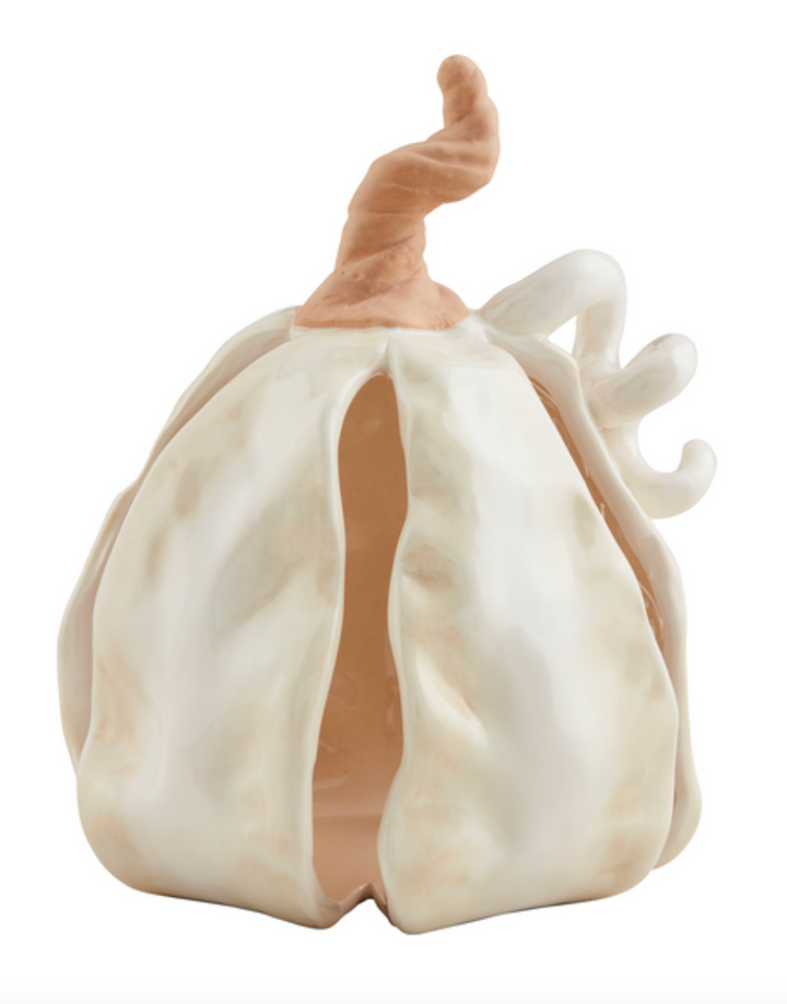 Ceramic Pumpkin Sitters- Three Sizes to choose from