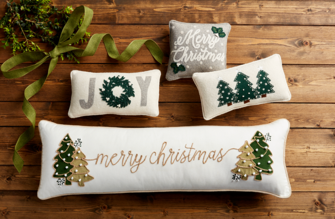 JOY XMAS MINI FELT PILLOWS