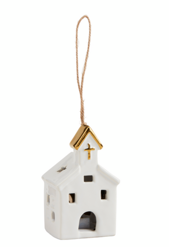 Light-Up Church Ornaments- Two Sizes