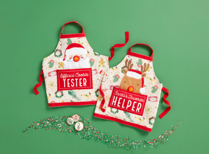 Light Up Christmas Aprons- Two Styles