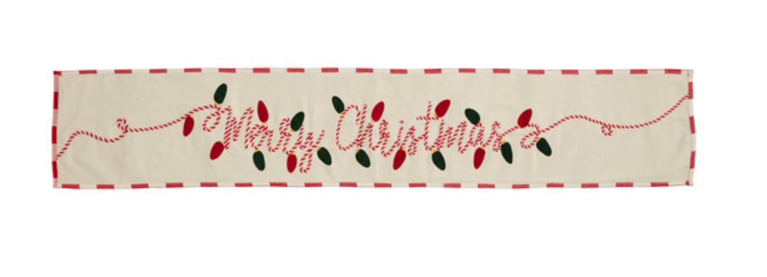 LED Merry Xmas Table Runner