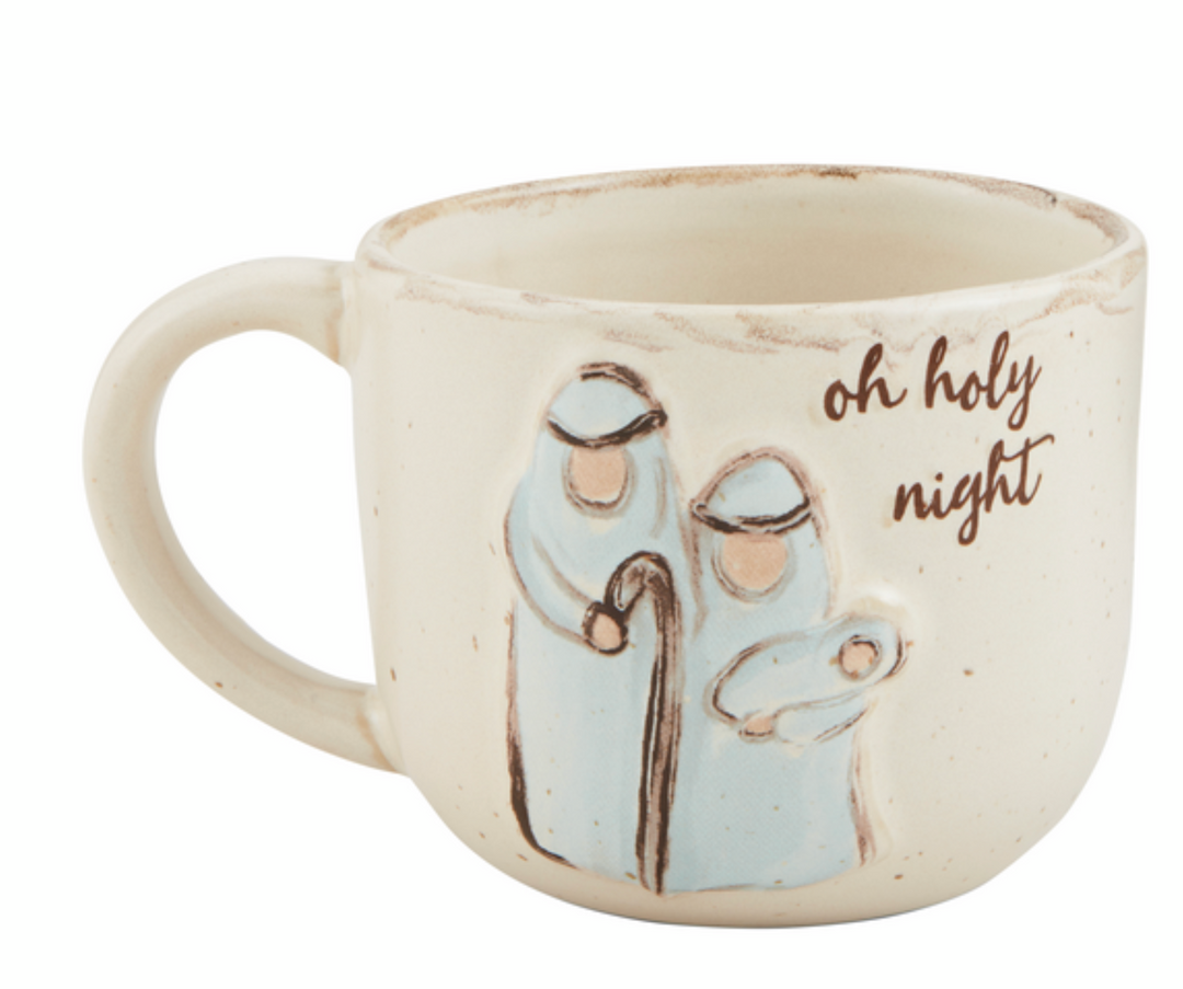 Nativity Stoneware Mugs- Four Styles  to Choose - Pine & Moss