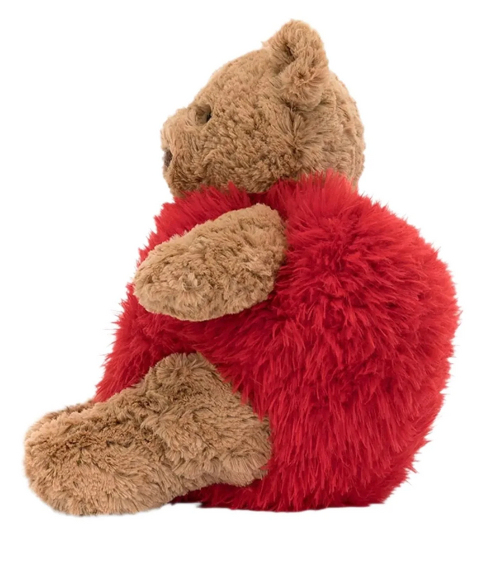 Jellycat Bartholomew Bear "Heartthrob" - Pine & Moss