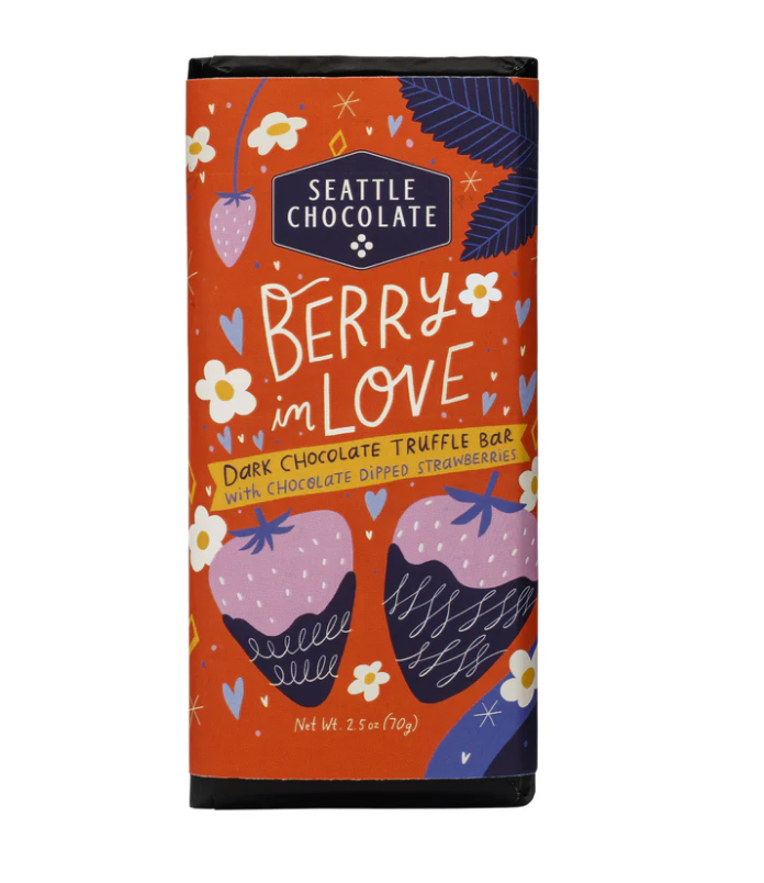 Seattle Chocolate-  Berry In Love Truffle Bar