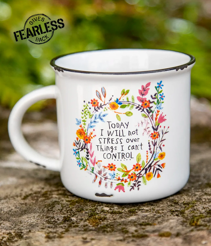 Camp Coffee Mug- Today I Will Not Stress....