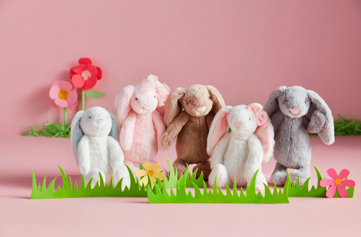 Mini Plush Pal Bunnies- Five Colors