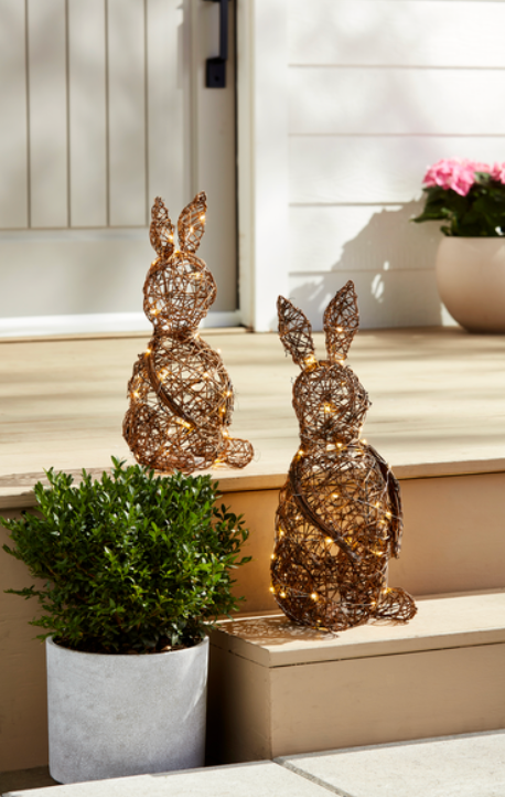 Woven LED Bunny Sitters- Two Sizes