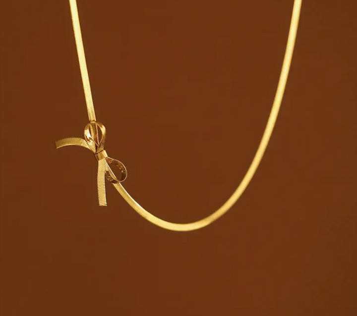 Dainty Bow Necklace