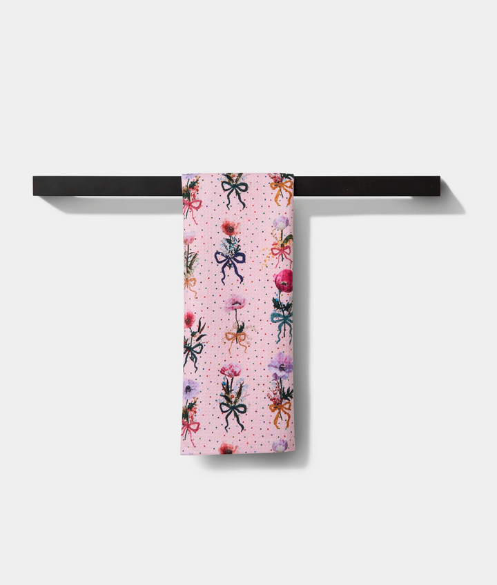 Geometry Tea Towel- Bows and Dots