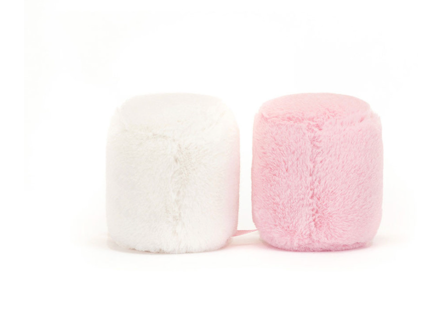 Jellycat Amuseables Pink and White Marshmallows