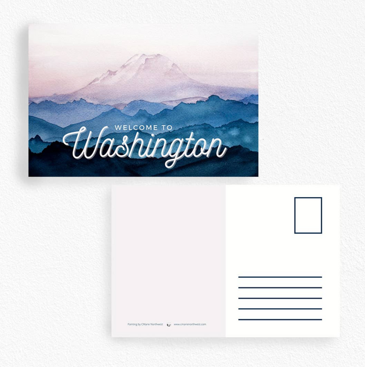 Welcome To Washington Postcard