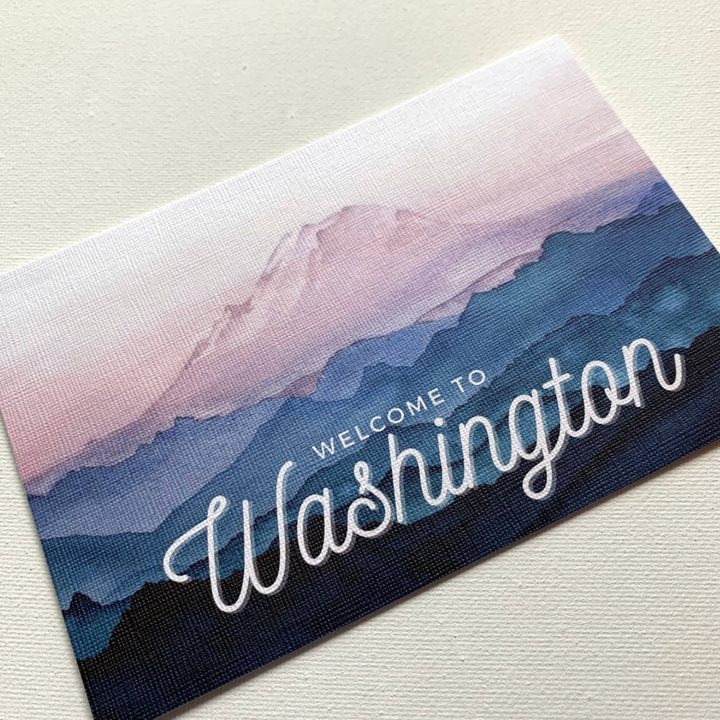 Welcome To Washington Postcard