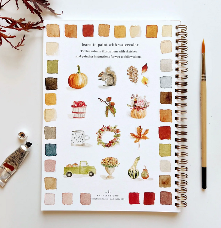 Emily Lex Studios: Autumn Watercolor Workbook