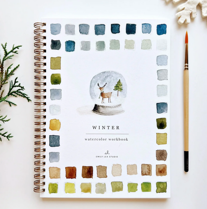 Emily Lex Studios: Winter Watercolor Workbook