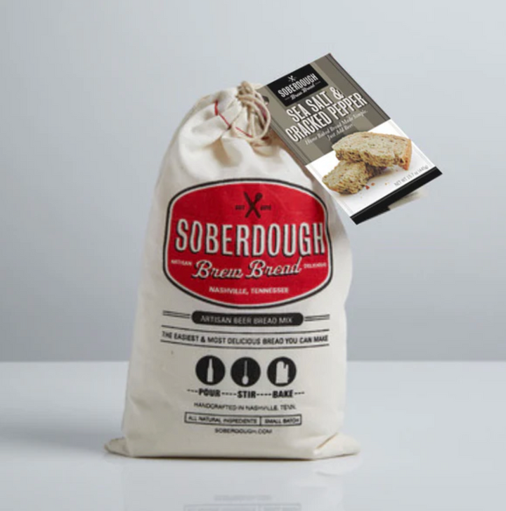 Soberdough Artisan Bread Mix: Sea Salt and Cracked Pepper