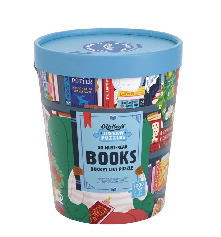 50 Must-Read Books Bucket List 1000-Piece Jigsaw Puzzle