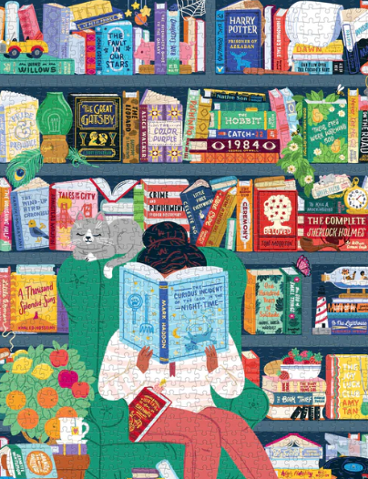 50 Must-Read Books Bucket List 1000-Piece Jigsaw Puzzle