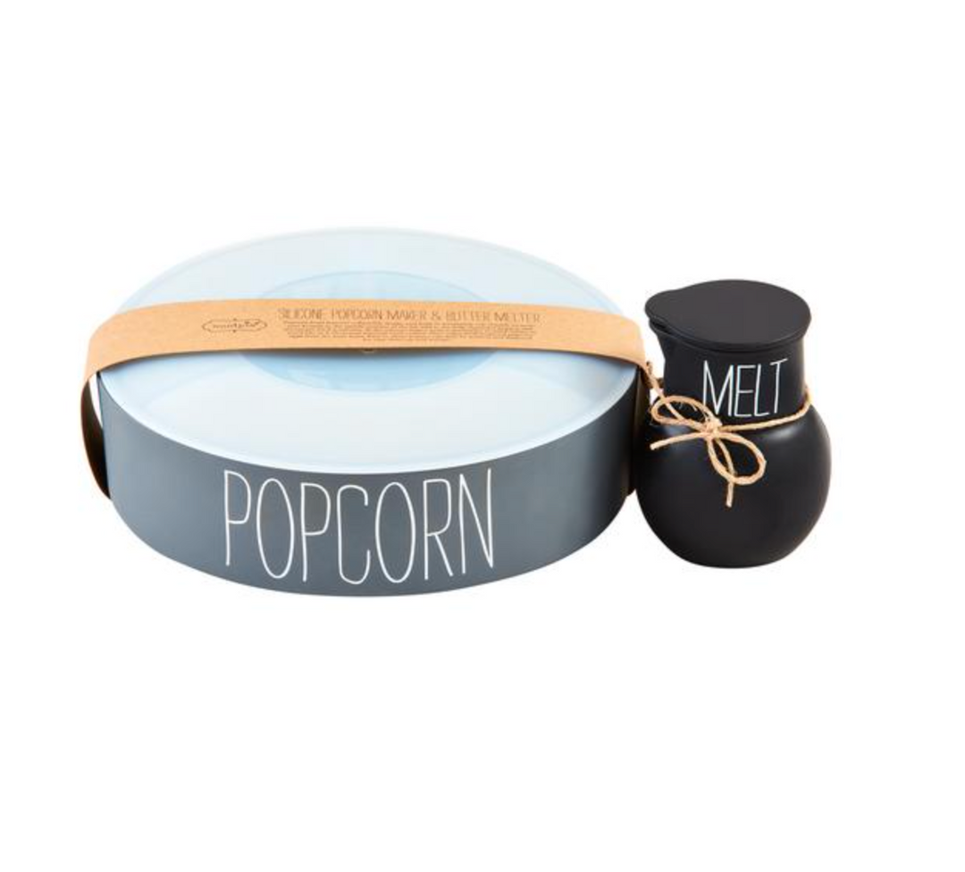 Collapsible Silicone Popcorn and Butter