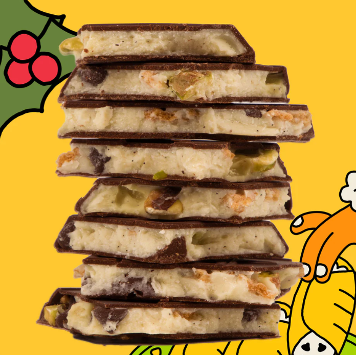 Maeve Dark & White Chocolate Truffle Bar: Cozy Cannoli