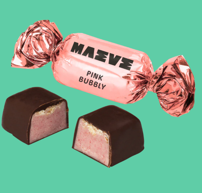 Maeve Chocolate Bonbons: Pink Bubbly
