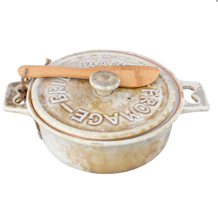 Stoneware Brie Baker