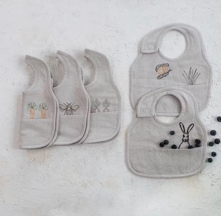 Cotton & Linen Farm Bibs