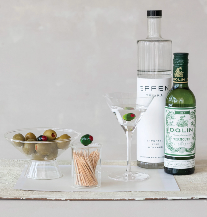 Glass Olive Icon Martini Collection