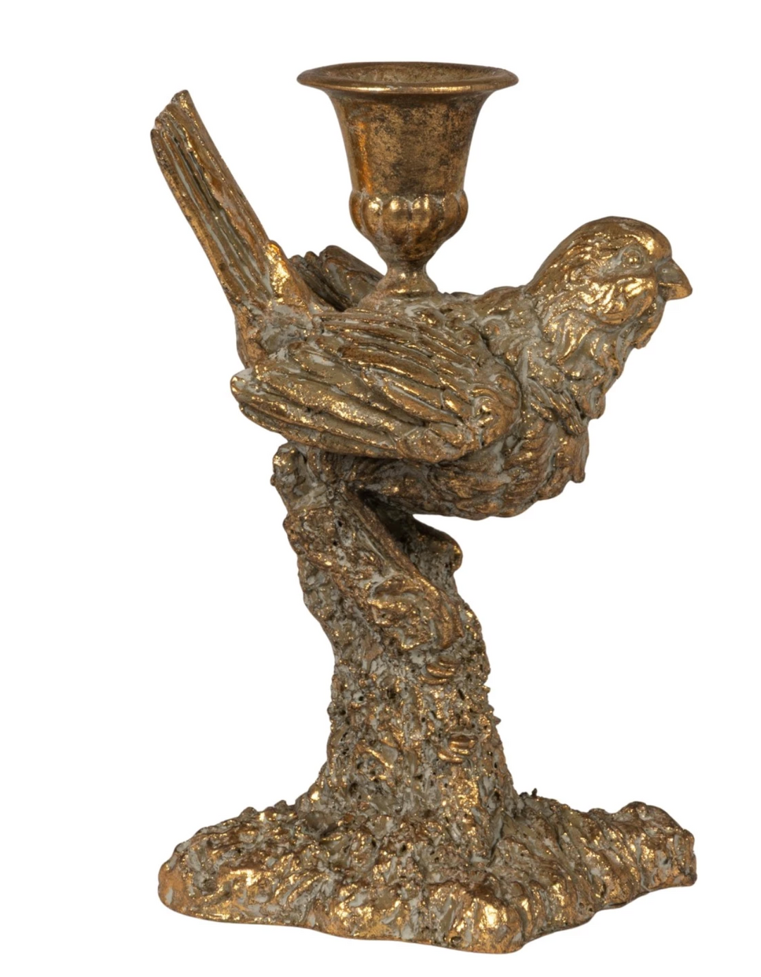 Gold Vintage Inspired Taper Candle Holder