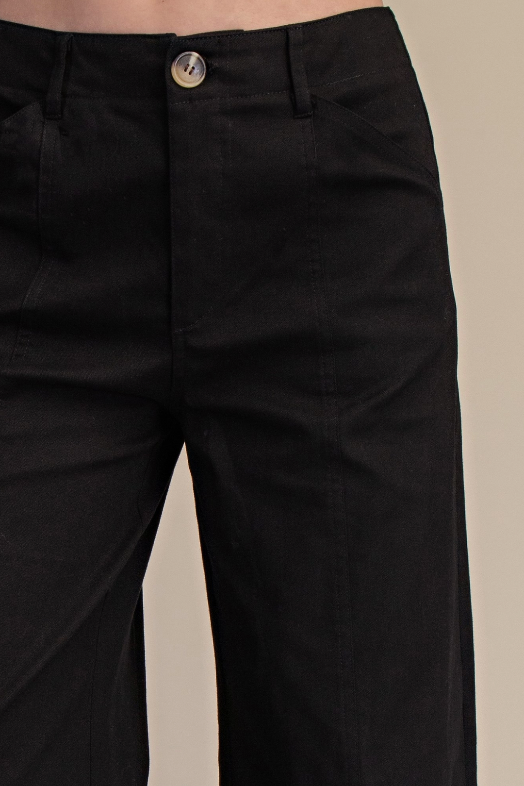 Sloane Wide Leg Pants- Black - Pine & Moss