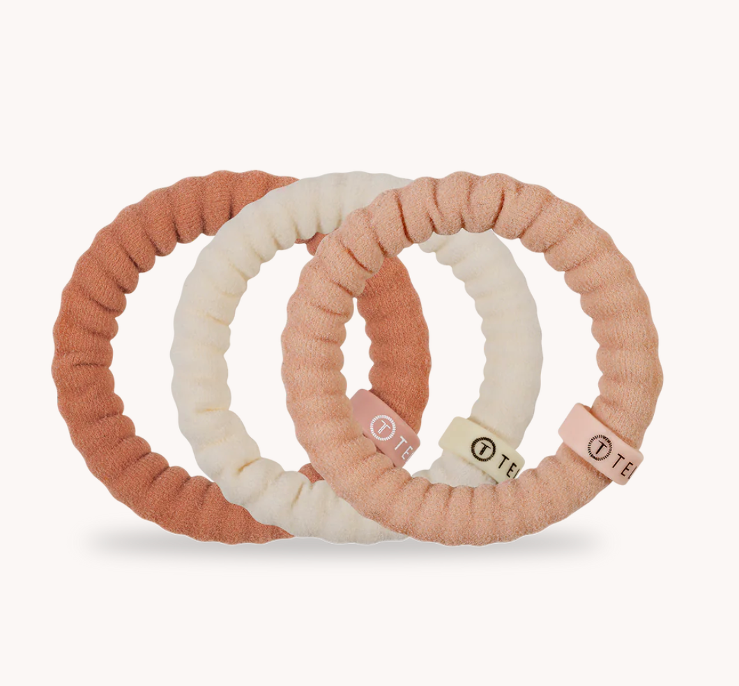 For The Love of Nudes Small Nylon Hairties - Pine & Moss