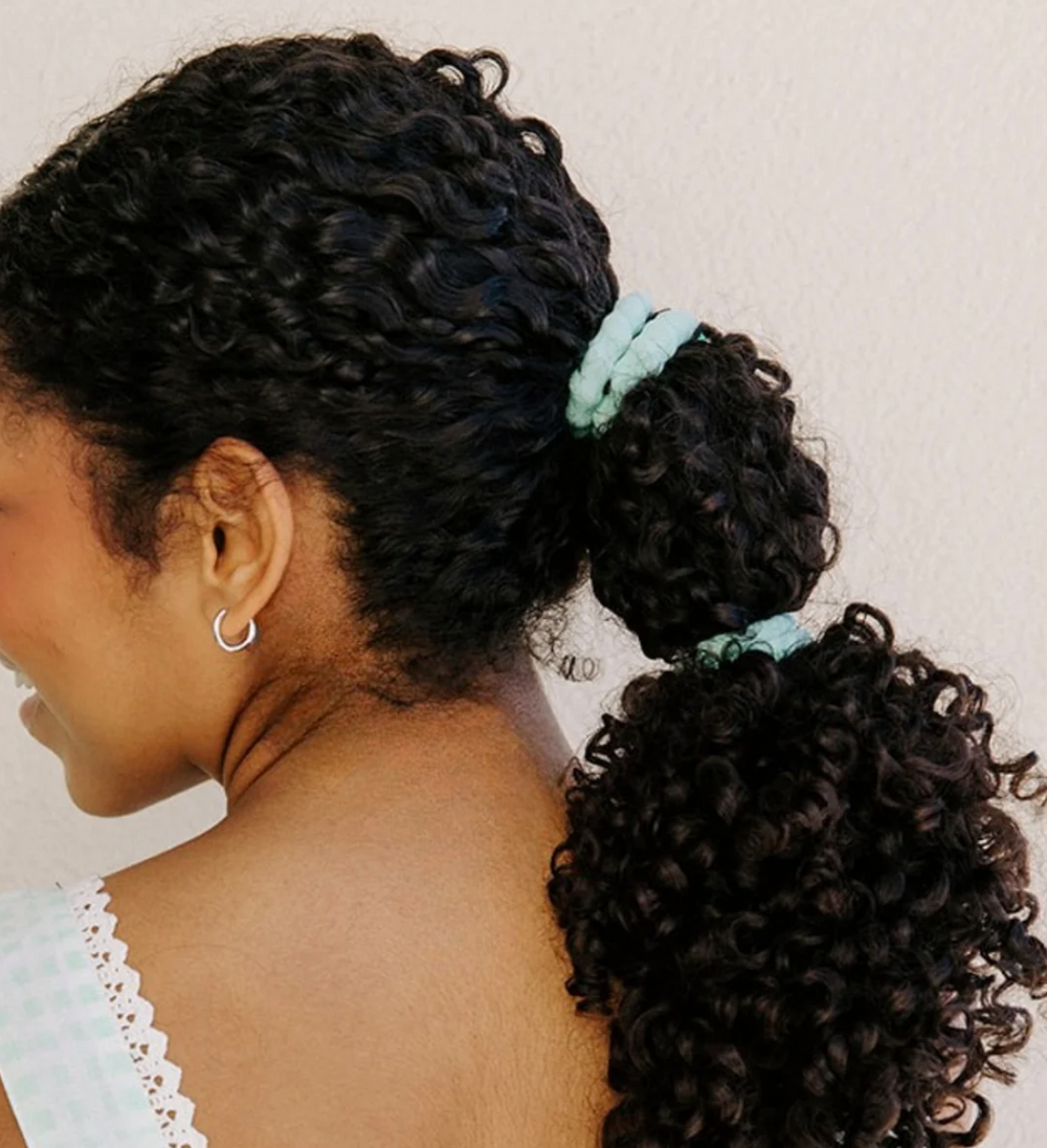 Color Rush Large Nylon Hairties - Pine & Moss