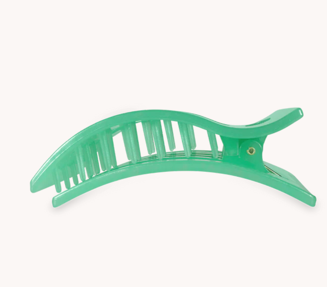Spring Splash Flat Clip - Three Sizes - Pine &amp; Moss