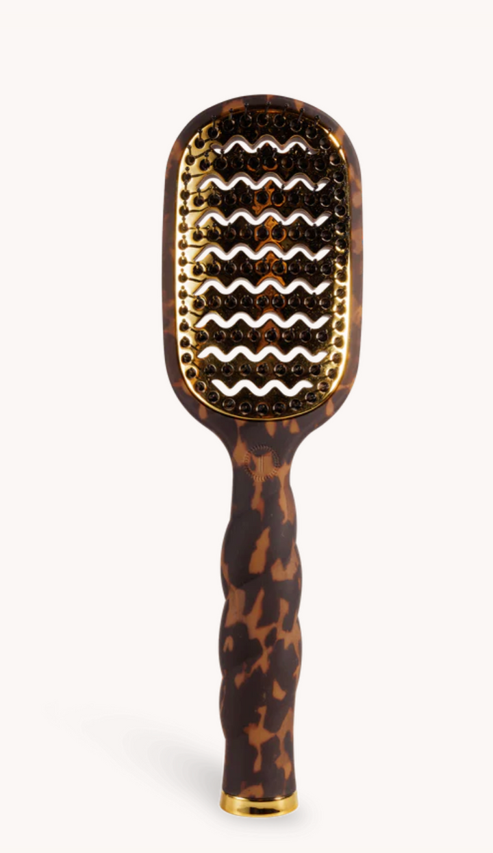Vented Hair Brush- Tortoise - Pine & Moss