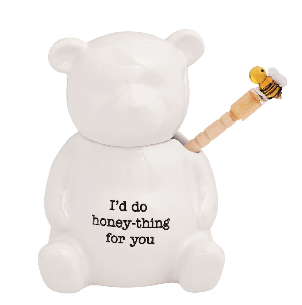 Bear Honey Jar - Pine & Moss