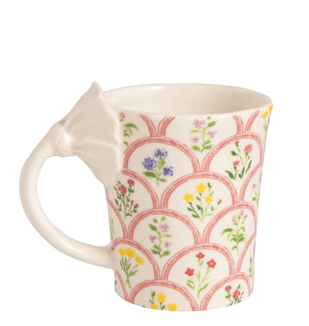 Floral Handle Mugs- 4 Styles to Choose From - Pine & Moss