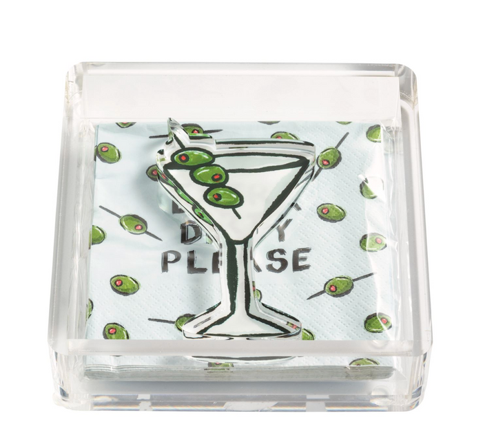 Acrylic Napkin Weight Set - Pine & Moss